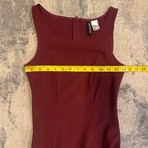 H&M Sleeveless Burgundy Dress - Picture 4 of 6
